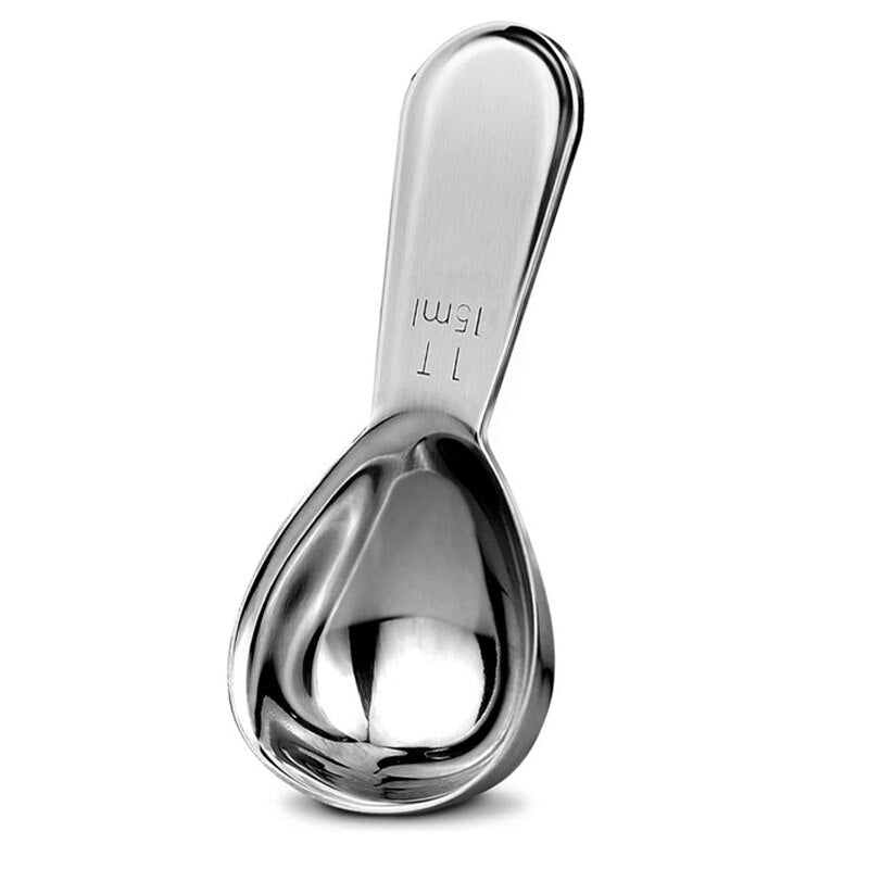 Coffee Scoop Stainless Steel Measuring Spoon Coffee Spoon Silver Gold - Anytime Bliss