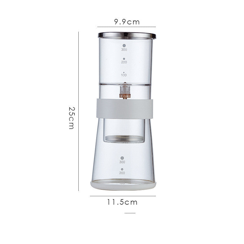 Glass Coffee Pot Mocha Cold Brew Cafetera Filter Coffee Pot Tea Infuser - Anytime Bliss