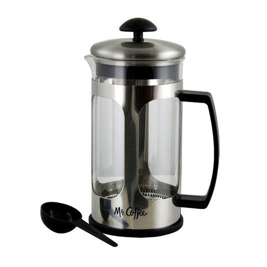 Mr. Coffee Daily Brew 1.2 Quart Coffee Press - Anytime Bliss