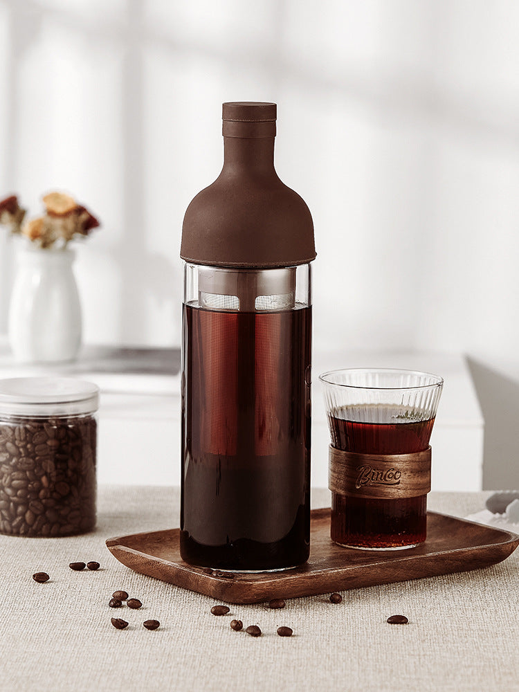 Glass Coffee Pot Mocha Cold Brew Cafetera Filter Coffee Pot Tea Infuser - Anytime Bliss
