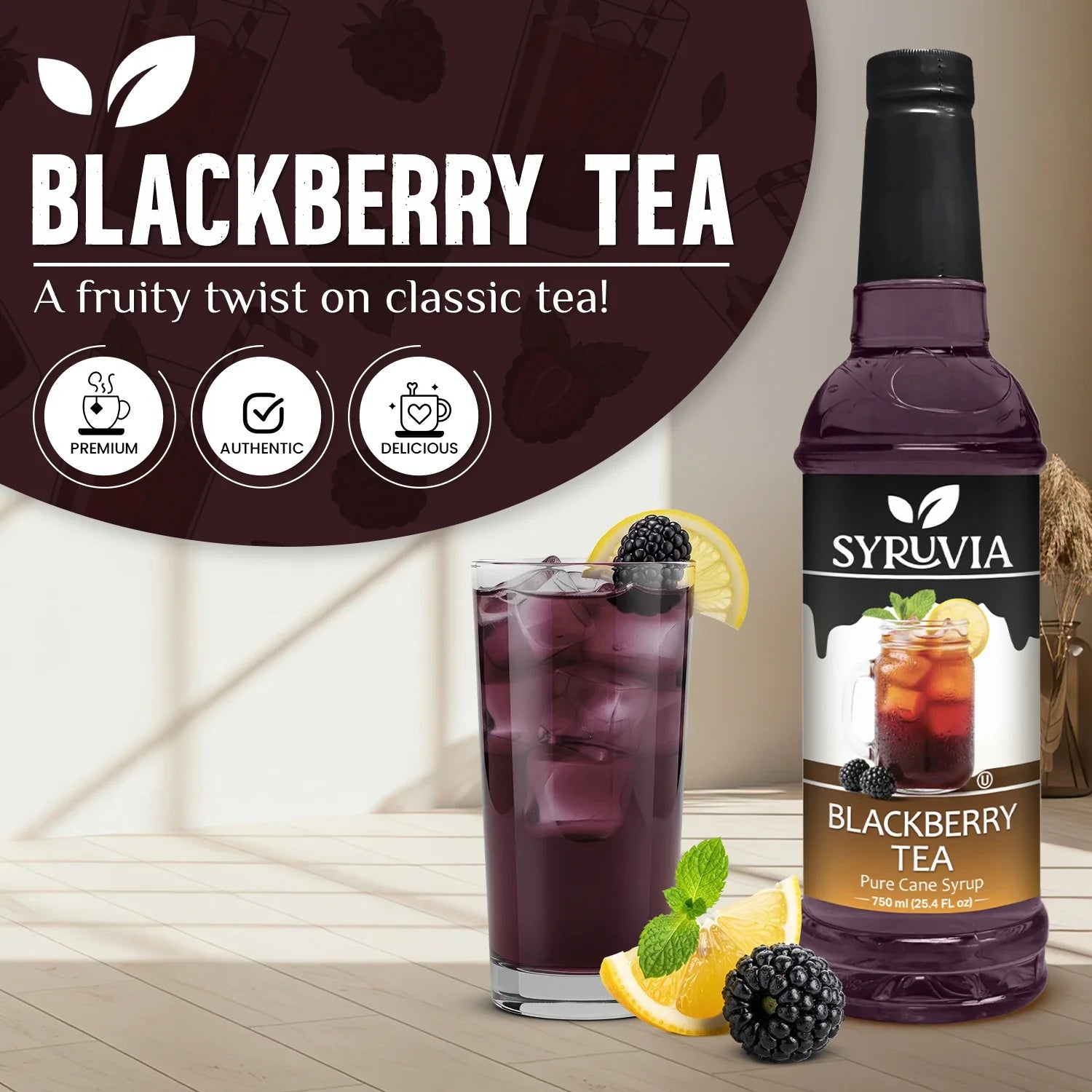 Blackberry Tea Syrup - Anytime Bliss