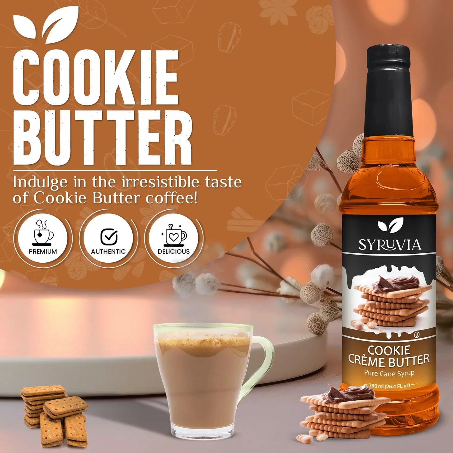Cookie Butter Coffee Syrup - Anytime Bliss