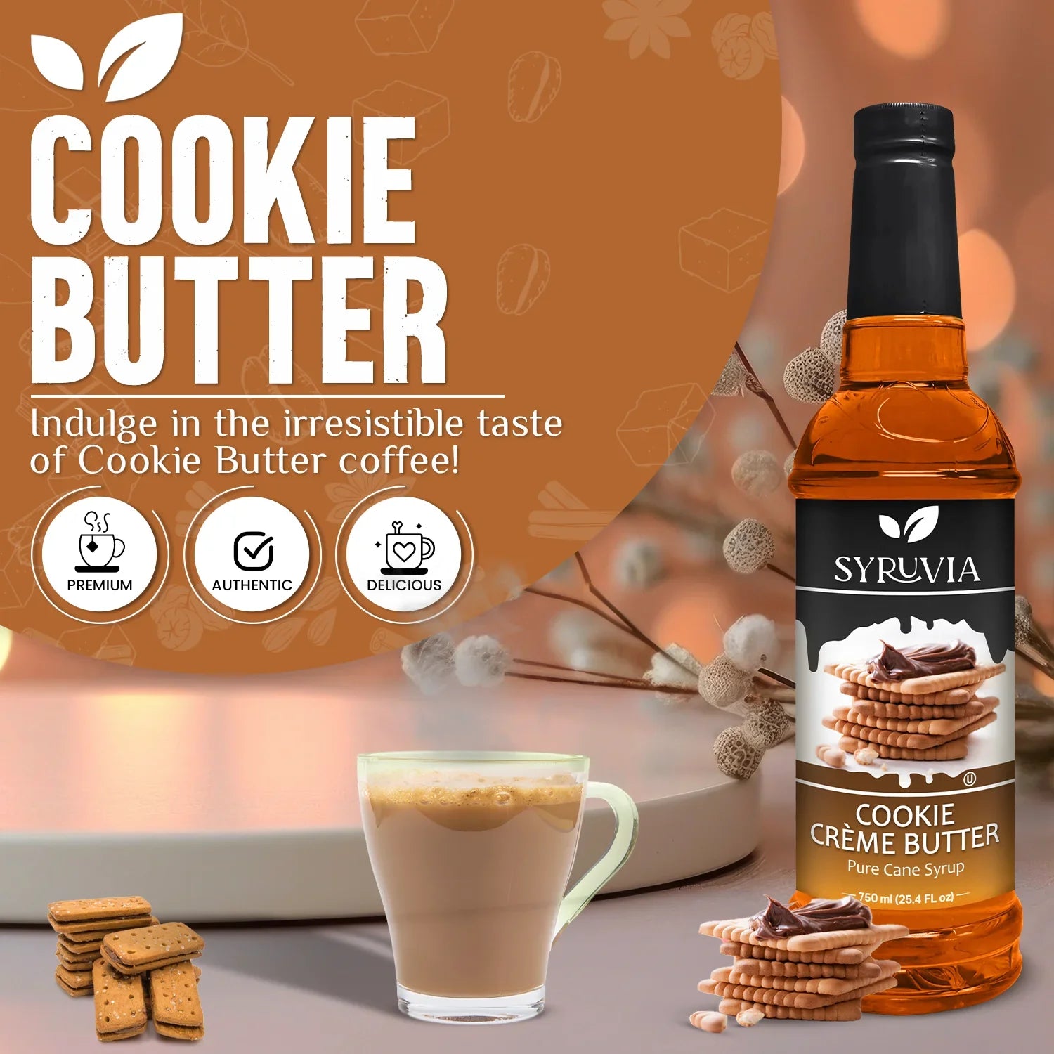 Cookie Butter Coffee Syrup - Anytime Bliss