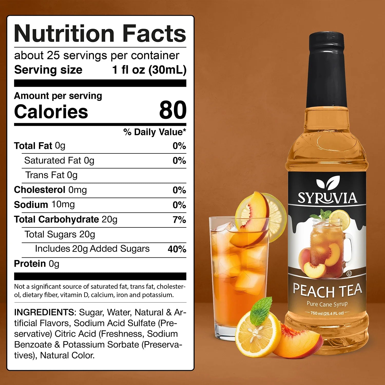 Peach Tea Syrup - Anytime Bliss
