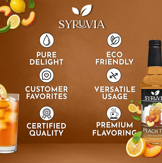 Peach Tea Syrup - Anytime Bliss