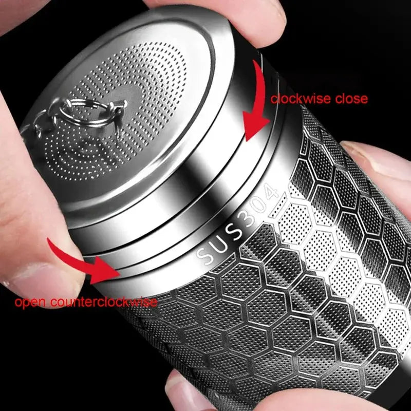 Tea Infuser | Extra Fine Mesh Stainless Steel Tea Strainer with Chain Hook for Loose Leaf Tea - Anytime Bliss