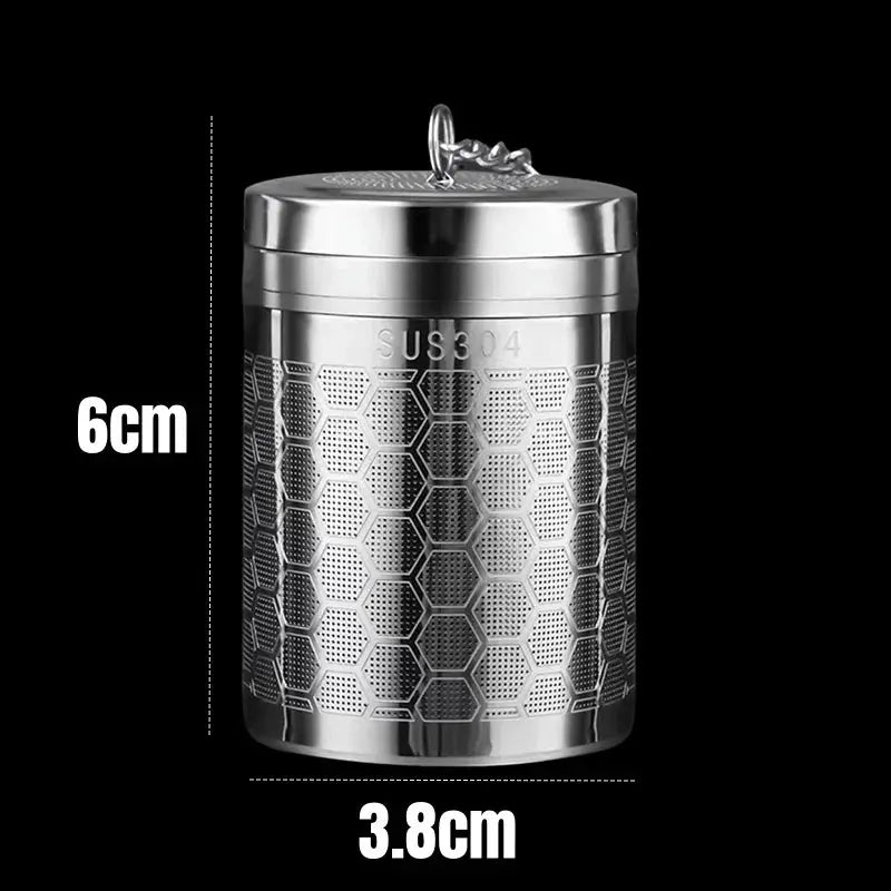 Tea Infuser | Extra Fine Mesh Stainless Steel Tea Strainer with Chain Hook for Loose Leaf Tea - Anytime Bliss