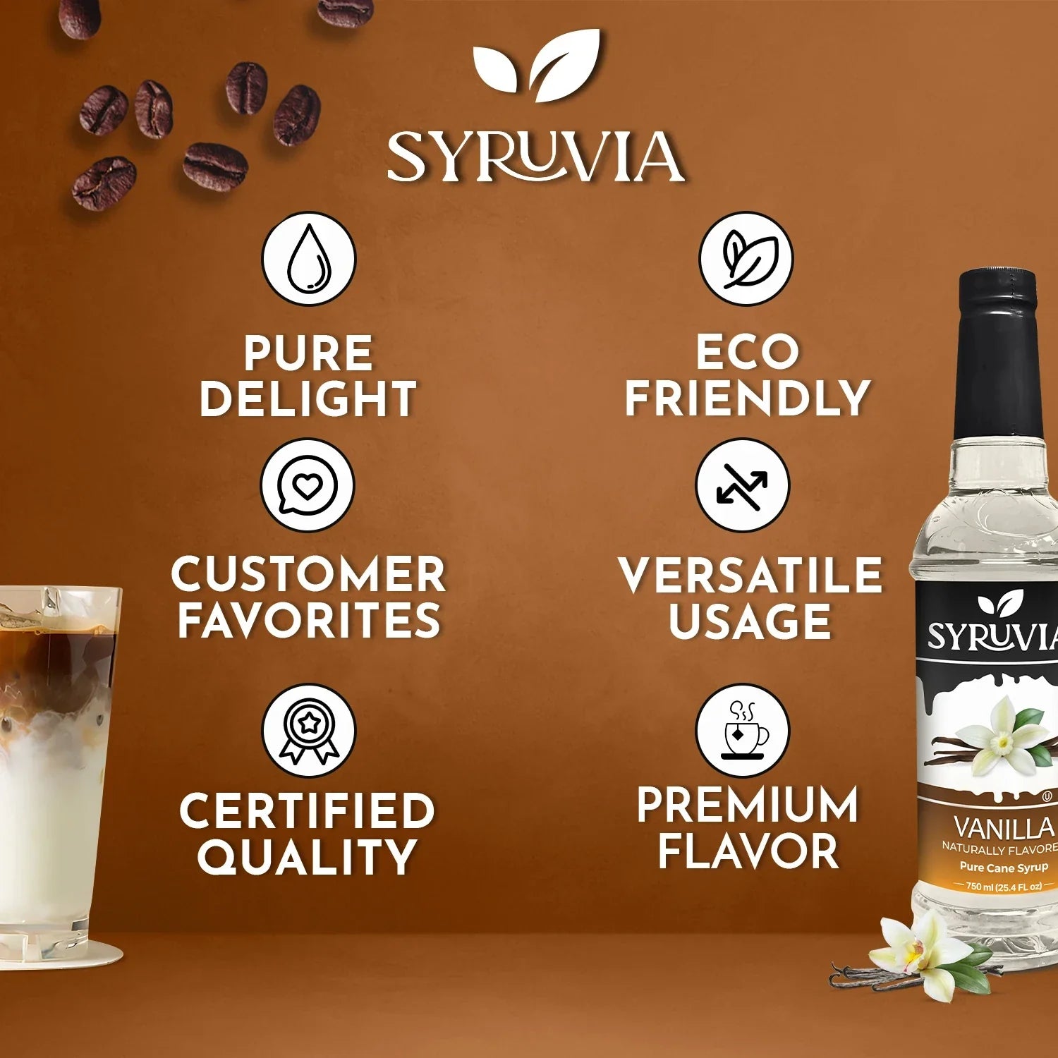 Vanilla Coffee Syrup - Anytime Bliss