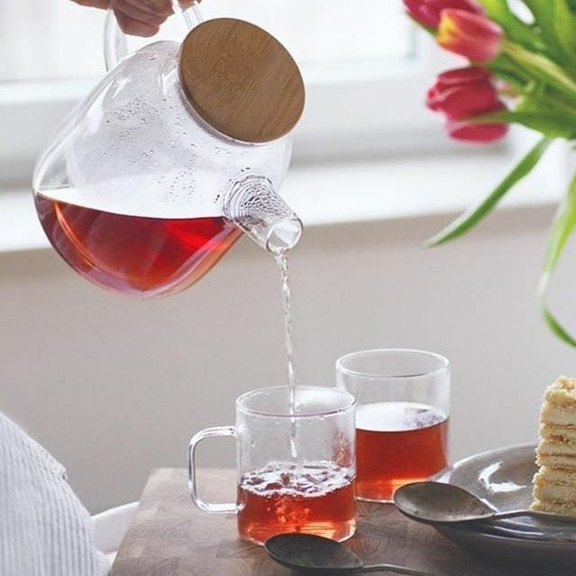 3 Piece Thermo Glass Asian Tea Entertaining Set For 2 - Anytime Bliss