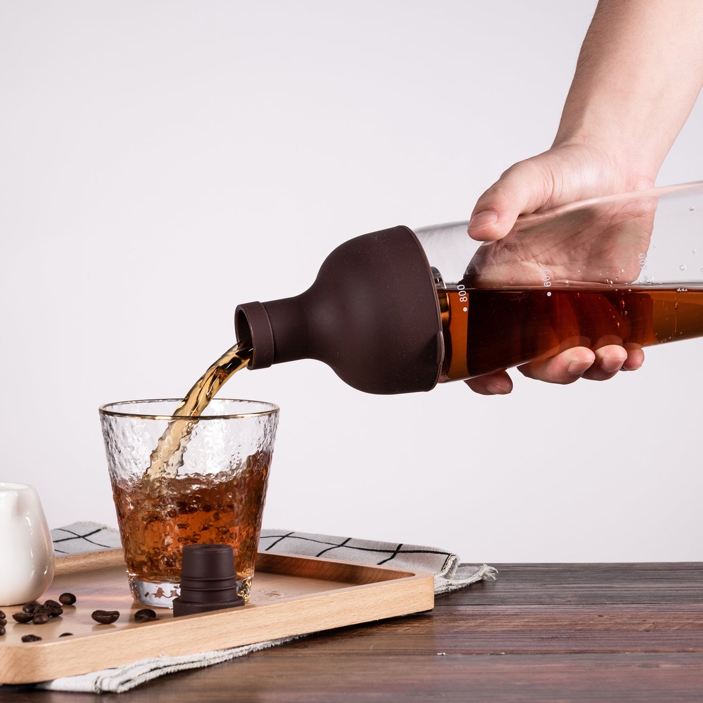 Glass Coffee Pot Mocha Cold Brew Cafetera Filter Coffee Pot Tea Infuser - Anytime Bliss