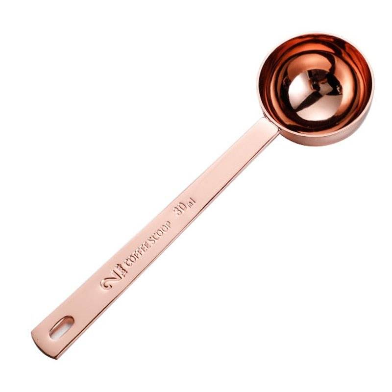 Coffee Scoop Stainless Steel Measuring Spoon Coffee Spoon Silver Gold - Anytime Bliss